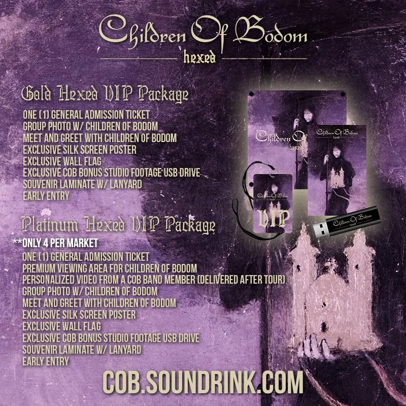 North America VIP — Children Of Bodom - Official Website